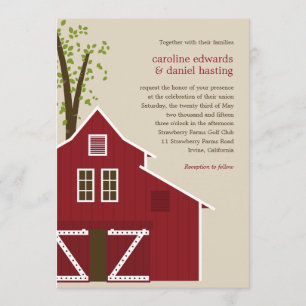 Einladung zur Hochzeit von Rustikal