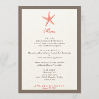 Einladung zur Hochzeit von Starfish - CORAL