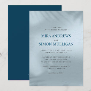 Einladung zur Hochzeit von Wasser und Eis