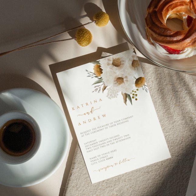 Einladung zur Hochzeit von Wasserfarben (Von Creator hochgeladen)