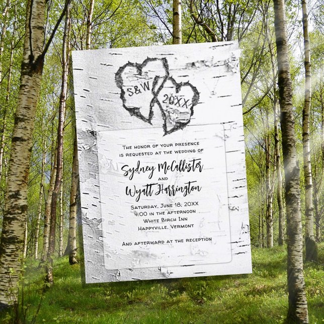 Einladung zur Hochzeit von White Birch Hearts Natu (Von Creator hochgeladen)