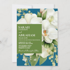 Einladung zur Hochzeit von White Orchids