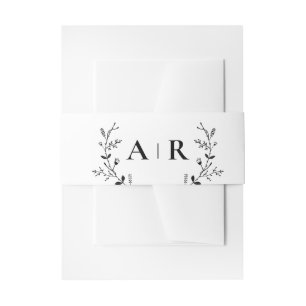 Einladung zur Hochzeit Wandern Einladungsbanderole