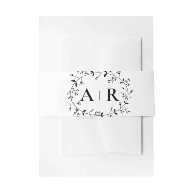 Einladung zur Hochzeit Wandern Einladungsbanderole (Vorderseite Beispiel)