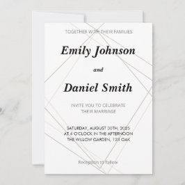 Einladung zur Hochzeit - zusammen mit ihren Famili