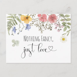 Einladung zur Hochzeitsempfehlung Postkarte