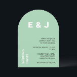 Einladung zur Hochzeitsfeier<br><div class="desc">Die Vorderseite dieser modernen Hochzeitseinladungskarte ist mit schwarz-weißen Schriftzeichen auf einem minzgrünen Hintergrund versehen. Auf der Rückseite der Karte ist das schlichte Minzgrün erkennbar. Eine schöne Hochzeitseinladungskarte,  die einfach online personalisiert werden kann,  bevor sie bestellt wird.</div>