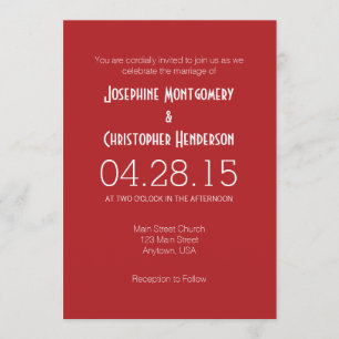 Einladung zur Hochzeitsfeier