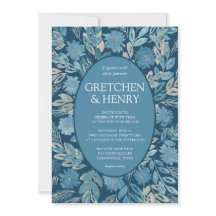 Einladung zur Hochzeitsfeier blüh Aquarellmalerei