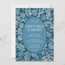 Einladung zur Hochzeitsfeier blüh Aquarellmalerei