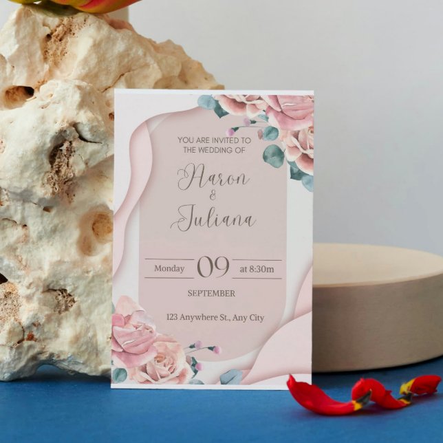 Einladung zur Hochzeitsfeier - Eleganter Keepake (Von Creator hochgeladen)