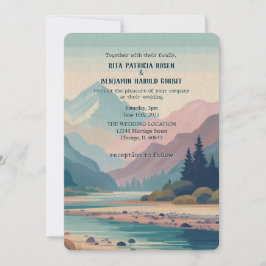 Einladung zur Hochzeitsfeier im Freien