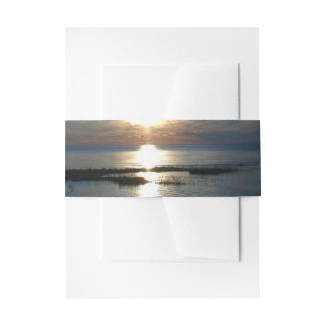 Einladung zur Hochzeitsfeier im Ozean Einladungsbanderole (Vorderseite Beispiel)