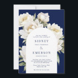 Einladung zur Hochzeitskapelle der weißen Ziegelbl<br><div class="desc">Weiße Perlenblumensuite.</div>