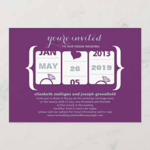 Einladung zur Hochzeitsmaschine