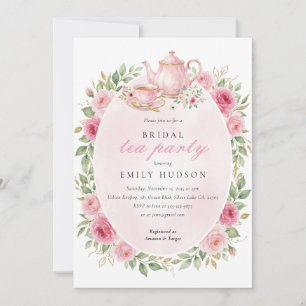 Einladung zur Hochzeitstee-Bridal-Shower