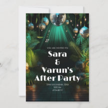 Einladung zur indischen Hochzeits- After-Party Dig