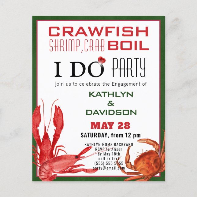 Einladung zur Interessengruppe "Crawfish Boil" im  (Vorderseite)