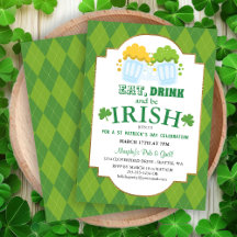 Einladung zur Irischen St. Patrick's Party: Essen,