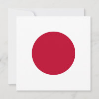 Einladung zur japanischen Flagge