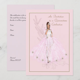 Einladung zur Jungfrau von Quinceanera
