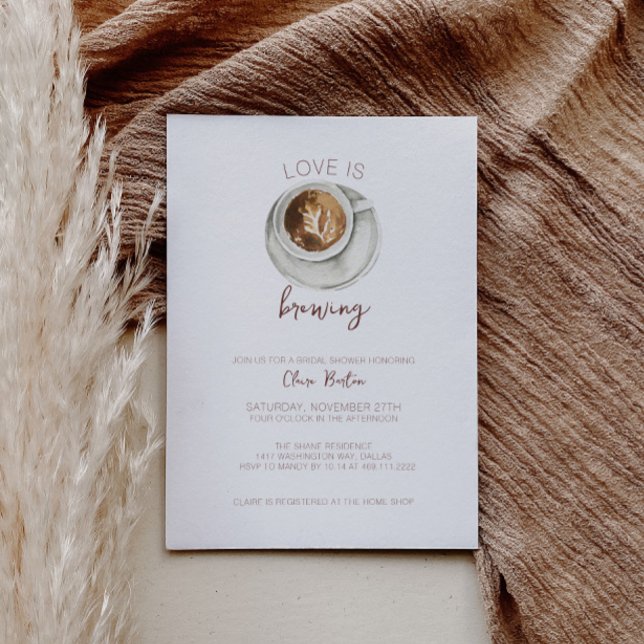 Einladung zur Kaffee Bridal Dusche (Von Creator hochgeladen)