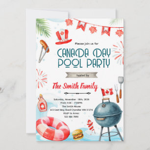 Einladung zur Kanadatag-Poolparty
