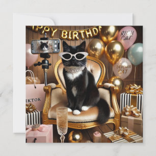 Einladung zur Katzen-Arbeitsfrau-Party 