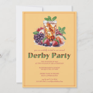 Einladung zur Kentucky Derby-Party mit Mint Julep
