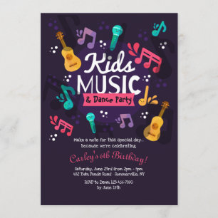 Einladung zur Kinder-Musik- und Tanzparty