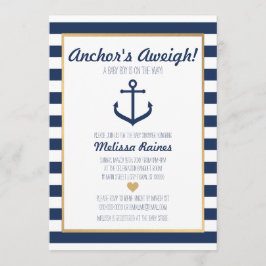 Einladung zur Kinderdusche - Anker