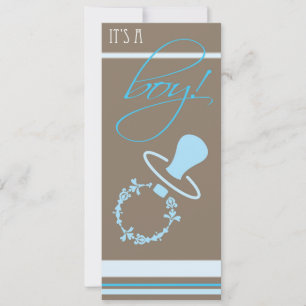 Einladung zur Kinderdusche - Junge