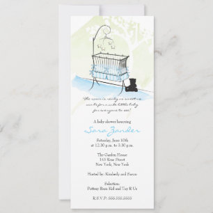 Einladung zur Kinderdusche - Kinderkrippe