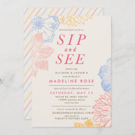 Einladung zur Kinderdusche *Sip and See*