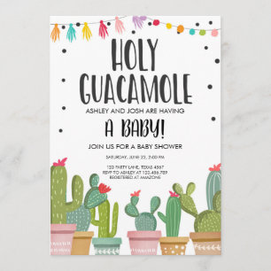 Einladung zur Kinderdusche von Heiliger Guacamole