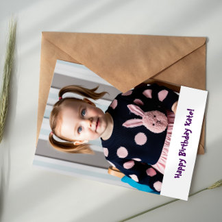 Einladung zur Kindergeburtstagsfeier in Lila