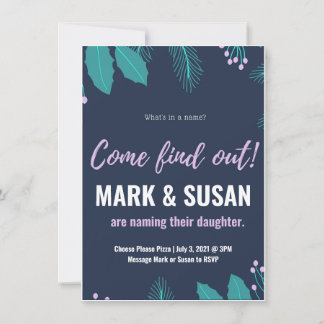 Einladung zur Kindernahrung