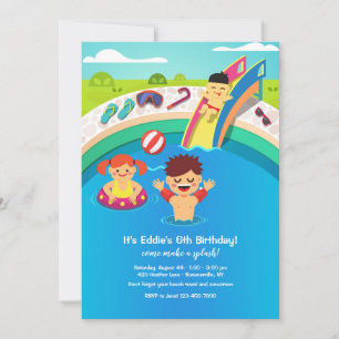 Einladung zur Kinderpoolparty