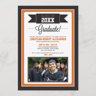 Einladung zur klassischen Graduationspartei (Orang