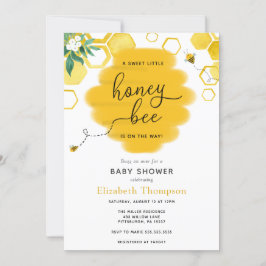 Einladung zur kleinen Honey Bee Baby Dusche