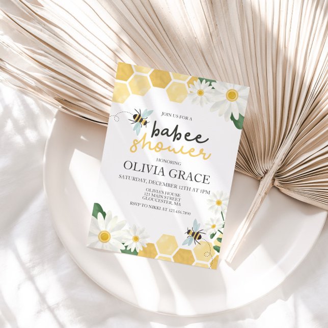 Einladung zur kleinen Honey Bee Baby Dusche Hummel (Von Creator hochgeladen)