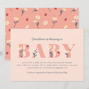 Einladung zur kleinen Lady Baby Dusche