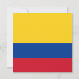 Einladung zur kolumbianischen Flagge