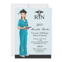 Einladung zur Krankenschwester Graduation
