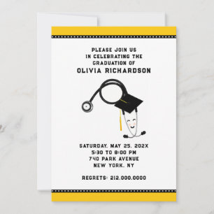 Einladung zur Krankenschwester Graduation