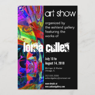 Einladung zur Kunstgalerie - Bonbons