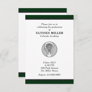 Einladung zur Lacrosse Graduation Party