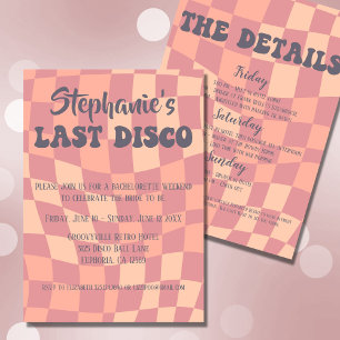 Einladung zur letzten Disco 70er-Junggesellinnenab