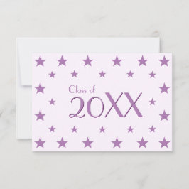 Einladung zur lila Stars School Graduation Party