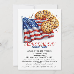 Einladung zur Memorial Day Cookie-Party